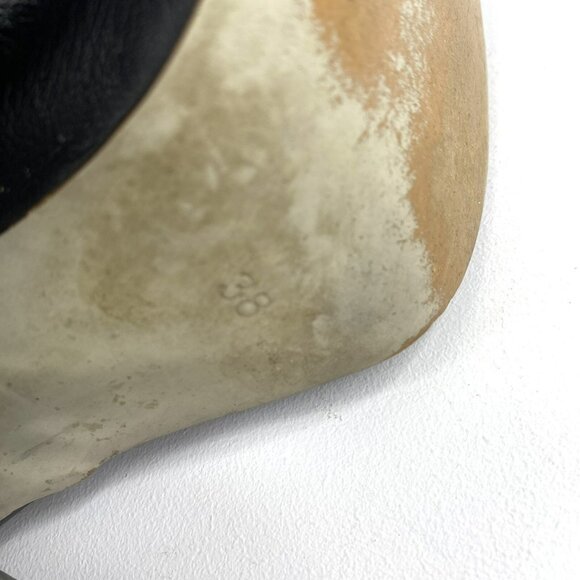 Fly London Boots Women Size 8 Black Leather Fold Over Ankle Booties Heels Shoes - Picture 7 of 7